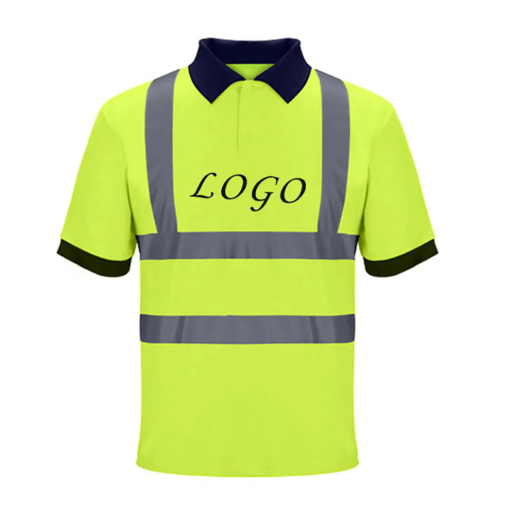High Visibility Safety Workwear Tee – Reflective, Breathable, UV Protection Green