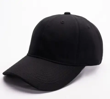 Blank Caps for Custom Embroidery & Printing – Unisex Fit, Black